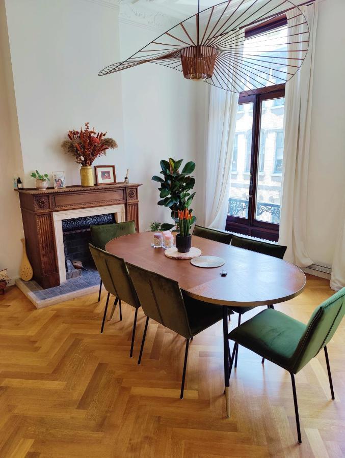 Traditional Chic, High Ceilings' Apt Aircos And Garage 安特卫普 外观 照片
